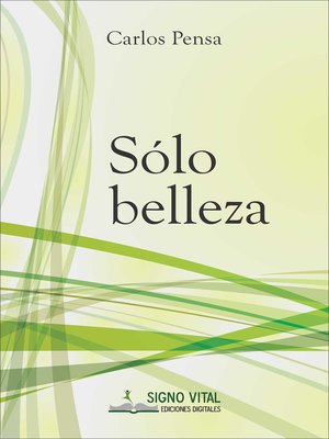 cover image of Sólo belleza